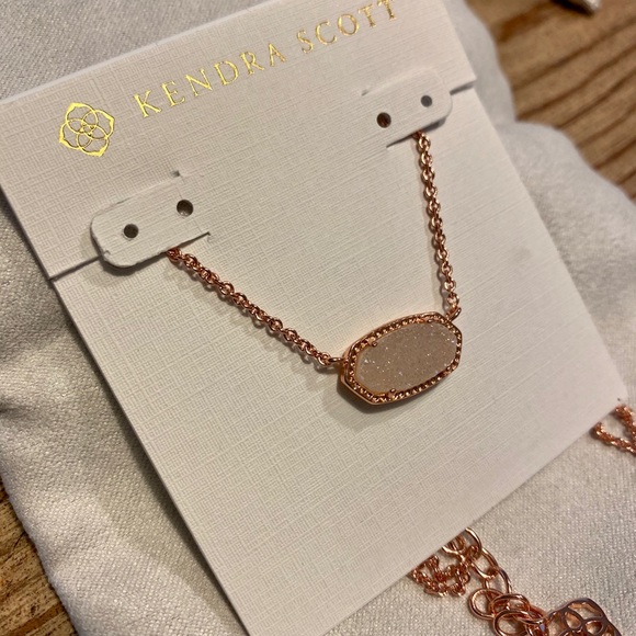 🛑 SOLD Kendra Scott Elisa Iridescent Druzy - Picture 7 of 16